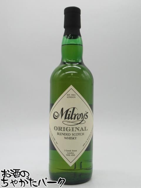 ブラックフライデー期間中エントリーでポイント10倍！ミルロイズ オリジナルブレンデッド スコッチウイスキー 40度 700ml