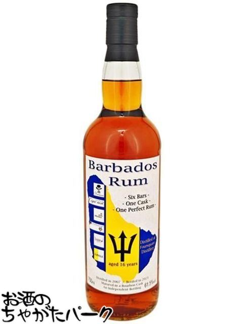 ブラックフライデー期間中エントリーでポイント10倍！フォースクエア 16年 ラム SIX BAR JOINT BOTTLING 61.5度 700ml