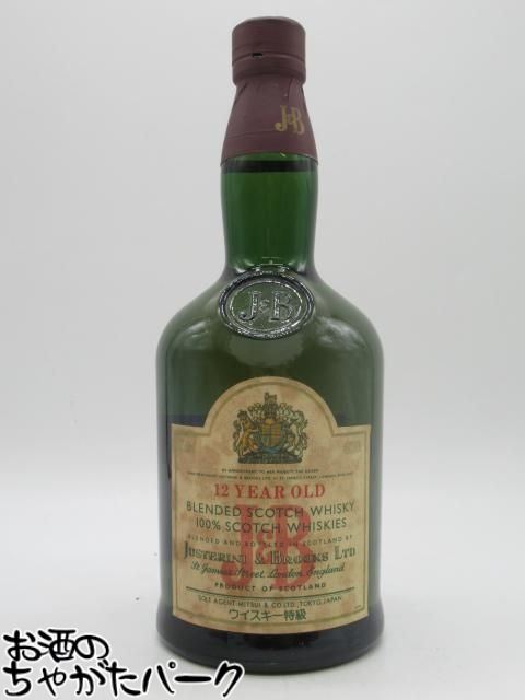 ブラックフライデー期間中エントリーでポイント10倍！【古酒】 J＆B 12年 特級表示 正規品 サッポロビール 43度 750ml [LL-1031-4-3]