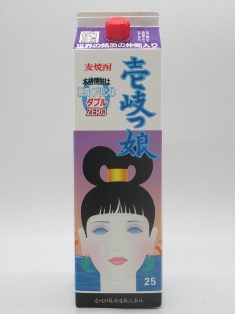 商品説明[焼酎]　＞ [焼酎　(麦)]麦焼酎発祥の地・壱岐で受け継がれる製法にのっとり、大麦2・米麹1の割合で仕込み、減圧蒸留後タンクで1年以上じっくり熟成。さらに良質の竹炭で丁寧にろ過しました。 米麹の旨みと麦の香ばしさがやさしく広がり、すっきりとした後味が毎日の食卓に心地よく寄り添います。 ラベルは壱岐出身のイラストレーター・長岡秀星氏によるもの。 ハリウッドを拠点にカーペンターズやアース・ウィンド・アンド・ファイアーなどのレコードジャケットを手がけた世界的アーティストです。 　