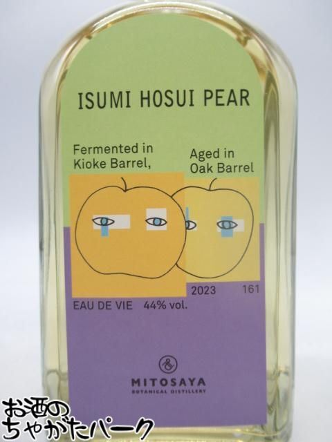 お酒のちゃがたパーク 楽天市場店のミトサヤ MITOSAYA 161 ISUMI HOSUI PEAR イスミ ホスイ ペア オードヴィー 44度 500ml｜アングル2