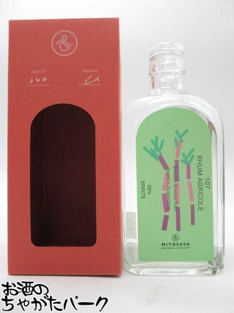 ミトサヤ MITOSAYA 107 RHUM AGRICOLE ラム アグリコール 26度 500ml