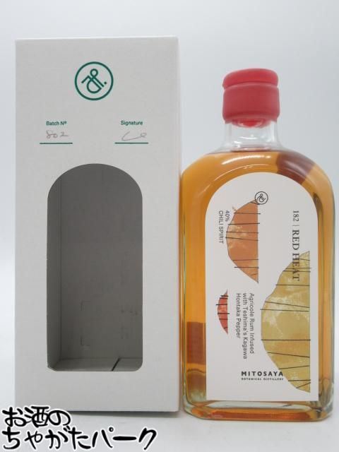 ミトサヤ MITOSAYA 182 RED HEAT レッドヒート 唐辛子スピリッツ 40度 500ml