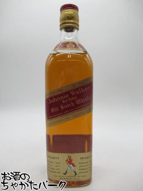 【古酒】 ジョニーウォーカー 赤 レッドラベル 特級表示 (Y7186) 正規品 コールドベック 43度 750ml [LL-0804-50-1]