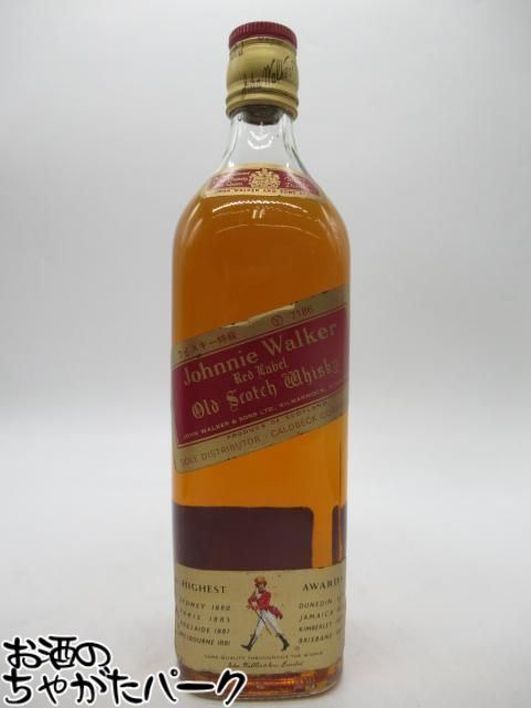 【古酒】 ジョニーウォーカー 赤 レッドラベル 特級表示 (Y7186) 正規品 コールドベック 43度 750ml [LL-0804-50-3]