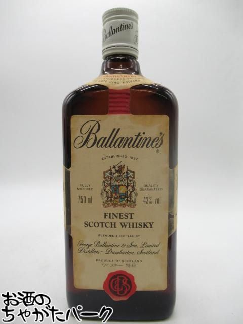 【古酒】 バランタイン ファイネスト 特級表示 正規品 明治屋 43度 750ml [LL-0804-71]