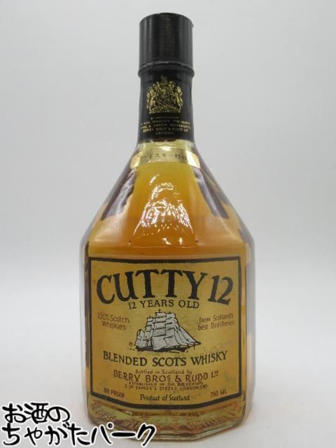 【古酒】 カティ 12年 特級表示 正規品 カティサーク 43度 750ml [LL-0910-6]