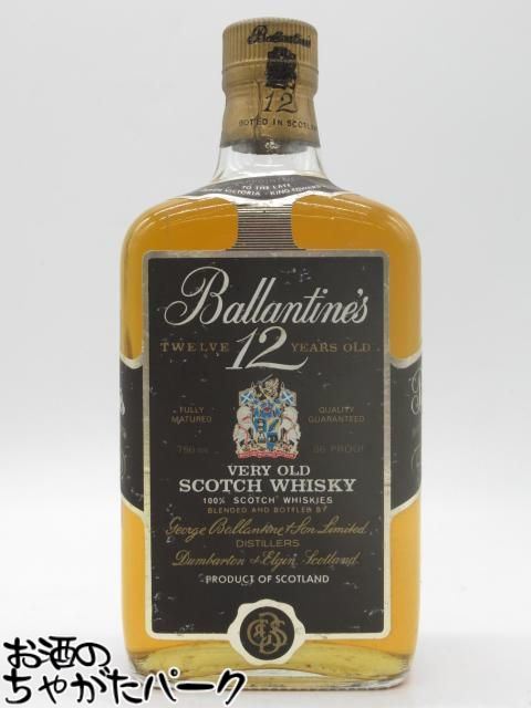 【古酒】 バランタイン 12年 ベリーオールド 43度 750ml ■80年代と思われる [RS-09...