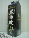 【焼酎祭り1980円均一】 薩摩酒造 さつま白波 黒 黒麹仕込み 芋焼酎 紙パック 25度 1800ml