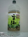 雲海酒造 雲海 そば焼酎ペット 25度 4l 4000ml