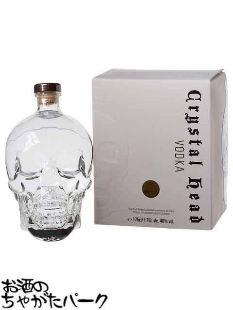クリスタルヘッド ウォッカ 骸骨ボトル 箱付き 正規品 40度 1750ml