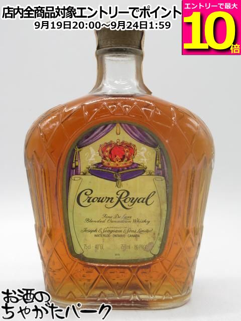商品説明[オールドボトル (古酒・終売品)]　＞ [バーボン・カナディアン・その他][カナディアン] ※タイトルにある[記号]は当店の管理番号です。 ●●[古酒]における注意点●● 年数経過品の為、ラベルやボトルの汚れ、また液面低下が見られる場合があります。 画像でご判断の上でお買い求めください。 またキャップがコルク栓の場合は開栓時に砕ける可能性がありますので、よくコルクを湿らせてから指でつまんでゆっくりと少しずつ開封するようにしてください。一気に力を加えると確実に砕けます。 上記の内容を十分にご理解の上で、ノークレーム・ノーリターンでお買い求めください。 　