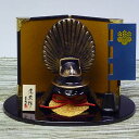 ミニチュア錦彩豊臣秀吉兜の置物(屏風付)【ミニチュア/戦国武将兜/インテリア/五月人形/端午の節句】【マラソン2011冬_趣味】