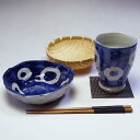 月下の晩酌白抜き丸紋麦酒派セット(ビール、美濃焼)(箸、鉢、ざる、コースター入)【条件次第送料無料】【酒器/結婚祝/バレンタインプレゼント/父の日/敬老の日ギフト】