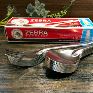 【スプーン＆フォーク】『ZEBRA』ステンレスレンゲ　ステンレス鍋　タイスキ　トム...