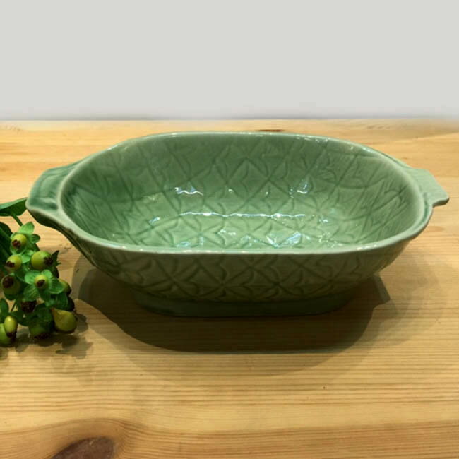 セラドン陶器セラドン深皿 グラタン皿タイ製皿タイ料理タイ雑貨アジアン雑貨タイ食器 セラドン陶器セラドン深皿 グラタン皿タイ製皿タイ料理タイ雑貨アジアン雑貨タイ食器