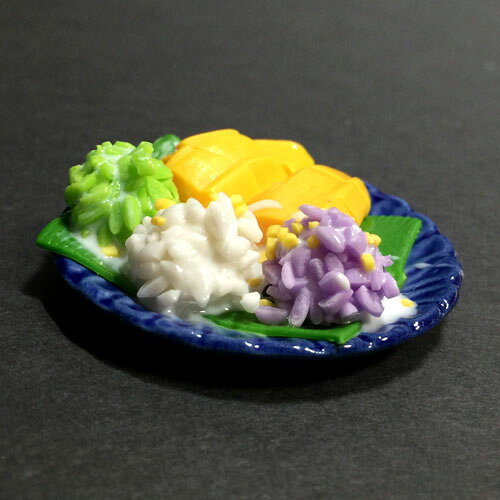 【ミニチュア タイ料理 カオニョ・マンモアン】(11)ミニチュアタイ料理模型ミニチュア雑貨タイ雑貨アジアン雑貨 [2]