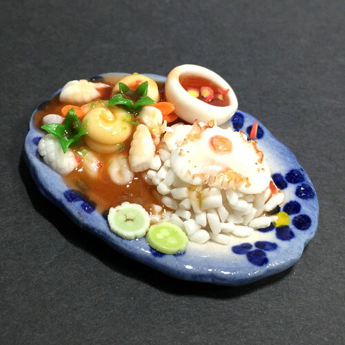【ミニチュア タイ料理 タイの定食A(15)ミニチュアタイスイーツタイ料理模型ミニチュア雑貨タイ雑貨アジアン雑貨 [2]