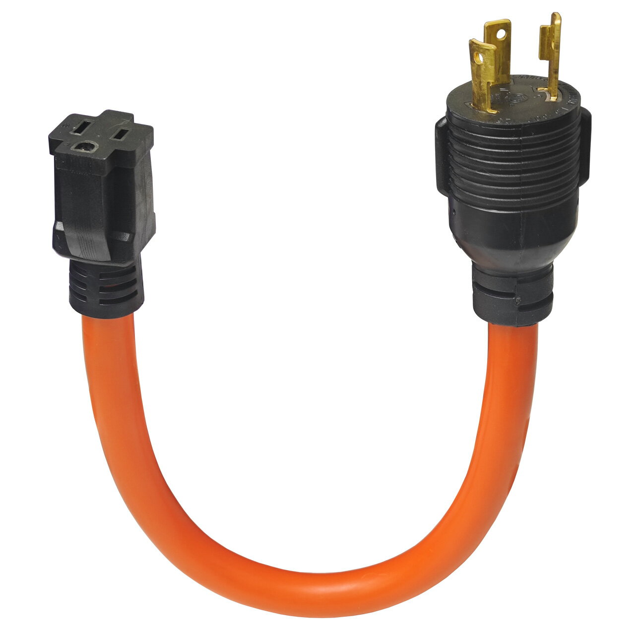 発電機コード アダプタ 発電機延長コード RV電源コードツイストロック L5-30P～5-15R 電圧100-240V RVピグテール電源30A アダプタ電源コード ツイストロック l5 – 30pオスto 5~15rメス 家庭用 業務用