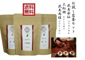 中国茶　岩茶　がんちゃ　大紅袍10g＋肉桂10g＋水仙10g　烏龍茶・リラックス効果・重合ポリフェノール