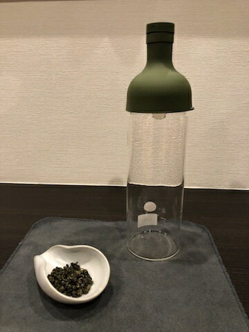 〜水出し冷茶セット〜Hario Filter in Bottle 750ml + 凍頂烏龍茶　とうちょううーろん50g・台湾烏龍茶・ウーロン茶・中国茶・青茶