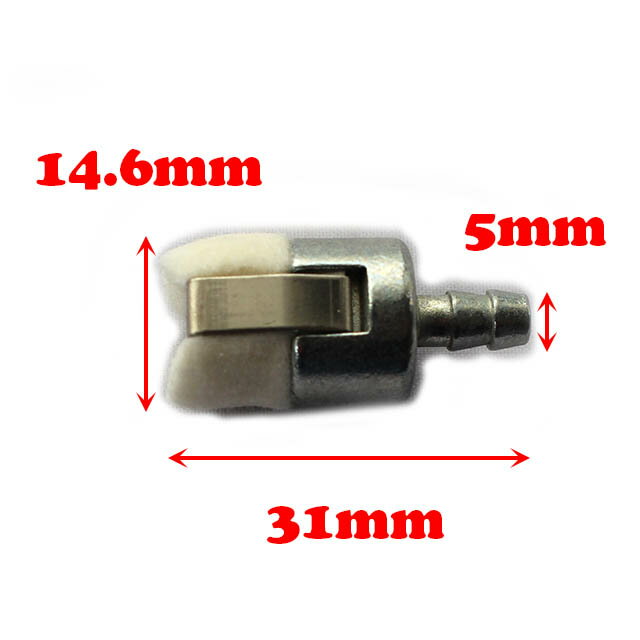 2個 ワルボロ キャブレター用 燃料フィルター WFF01 社外品 【刈払機・草刈機・ブロワーなどに】 2