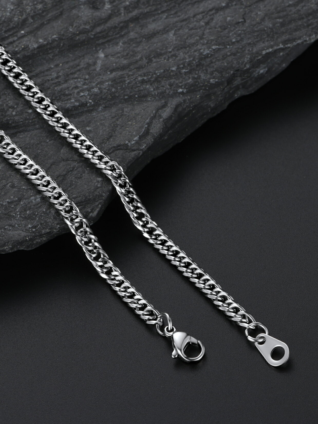 喜平 ネックレス メンズ チェーンのみ サージカルステンレス 金属アレルギー対応 つけっぱなしOK 錆びない シルバー ゴールド ブラック 黒 レディース シンプル 幅3.5mm 6mm 9mm 12mm 長さ45cm 50cm 55cm 60cm 65cm 70cm 75cm 3