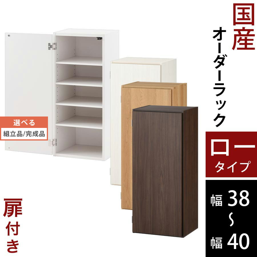 【組立品/完成品が選べる】 オーダーメイド 本棚 扉付 a4