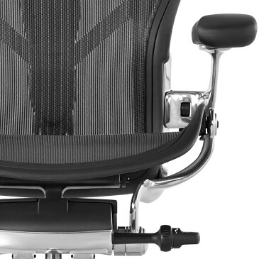 アーロンチェア リマスタード Aサイズ グラファイト/ポリッシュドベース ポスチャーフィットSL DC1キャスター AeronChairs Remastered 新型 チェア引取サービス/ヤマト家財便 Aeron Chair ハーマンミラー