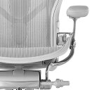 アーロンチェア リマスタード Aサイズ ミネラル/ポリッシュドベース ポスチャーフィットSL DC1キャスター ハーマンミラー AeronChairs Remastered 新型 チェア引取サービス/ヤマト家財便 HermanMiller 2