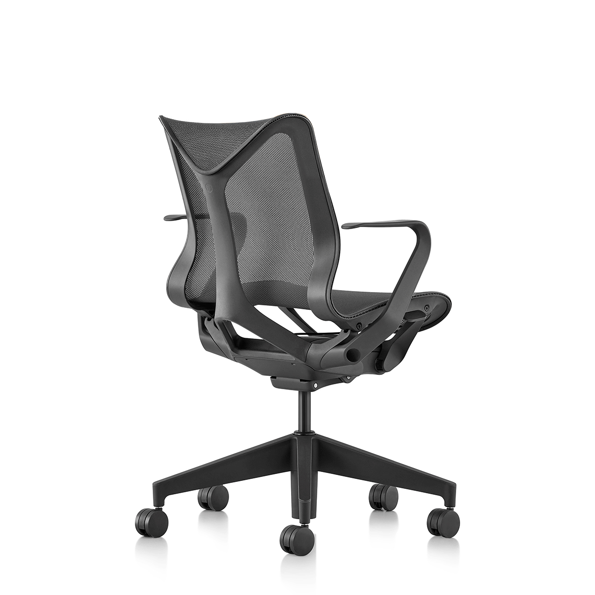 コズムチェア Cosm Chair グラファイト ローバック/固定アーム/シートサスペンショ...