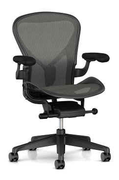 アーロンチェア リマスタード ライト 固定アーム Aサイズ グラファイト ハーマンミラー AeronChairs Remastered 新型 ヤマト家財便 AeronChair HermanMiller 送料無料