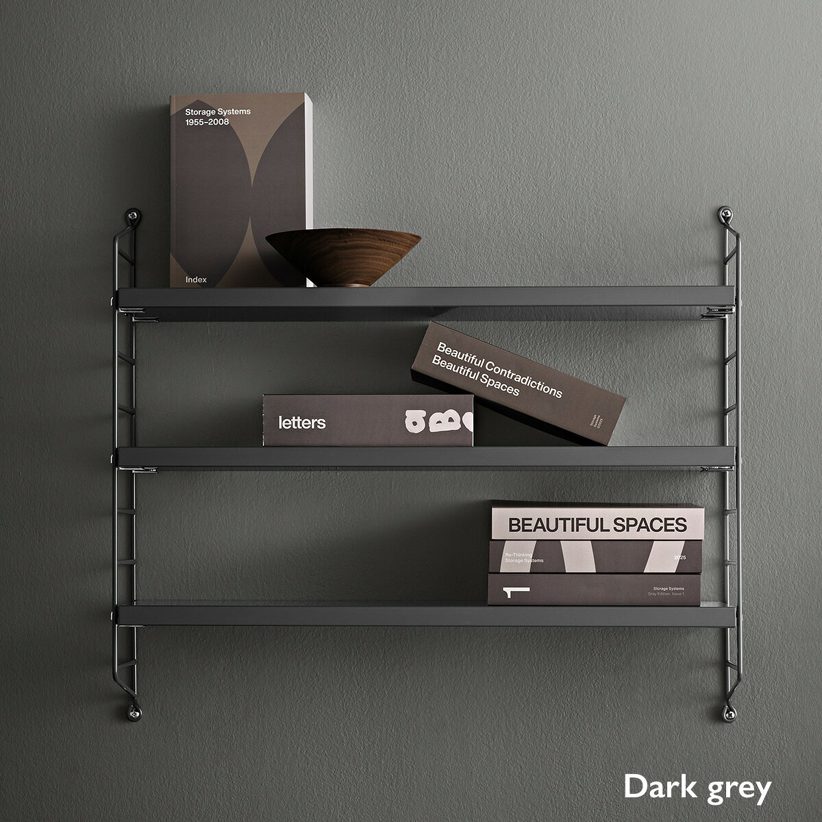 2025 New Color String正規販売店 STRING POCKET ストリング ポケット SP5015-19-19 Dark grey/Dark grey [2]