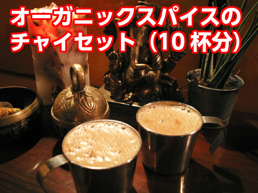 本気のチャイが作れるオーガニックスパイスのチャイセット【chai spice set】10杯分