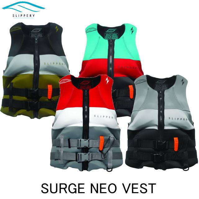 ★★【SLIPPERY・スリッパリー】SURGE NEO VEST・サージネオベスト・JCI認定品　ジェットスキー マリンジェット