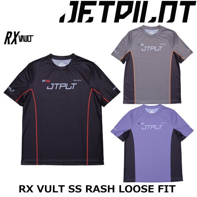 ★新作入荷しました★【JETPILOT/ジェットパイロット】JA25508　RX VAULT SS RASH　メンズ半袖ラッシュシャツ（ルーズフィット）紫外線対策に