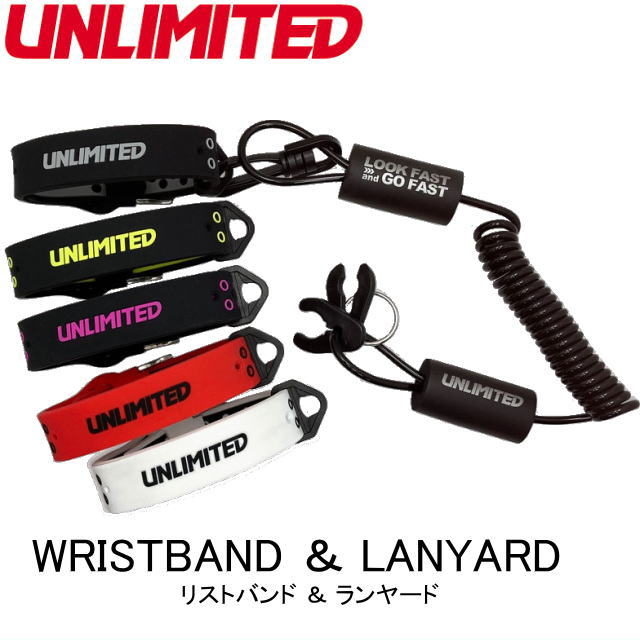 【UNLIMITED　アンリミテッド】UWL2101　WRIST　BAND　＆LANYARD　リストバンド＆ランヤード　YAMAHA　..