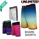 ★NEW★【UNLIMITED・アンリミテッド 】UBS0630 新作 UNLIMITED ボードショーツ BOARD SHORTS ジェット サーフィン マ...