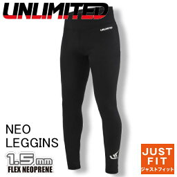 ★NEW★【UNLIMITED・アンリミテッド 】ULN230BK　NEO LEGGINS　ネオレギンス　フレックスクロロプレン　JETスキー　小型船舶　ウエイクボード　サップボード