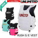 ★NEW★【UNLIMITED・アンリミテッド 】UV0603 RUSH S/E VEST サイドエントリーベスト USCGタイプ3 JCI予備検査合格実績型