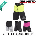 ★NEW★【UNLIMITED・アンリミテッド 】UWH0613 新作 UNLIMITED ネオフレックスボードショーツ NEO FLEX BOARD SHO...