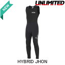 ★NEW★【UNLIMITED・アンリミテッド 】UWJ0620 UNLIMITED RUSH ロングジョン ウェットスーツ メンズ ハイブリッドジョン ジャ...