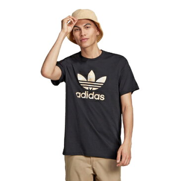 adidas(アディダス) アディカラー トリコロール Tシャツ (GQ8920: ブラック/アルミナ/マルチカラー)