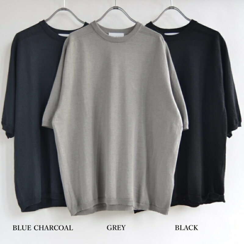 STILL BY HAND（スティルバイハンド） Knit T-shirt　KN02242