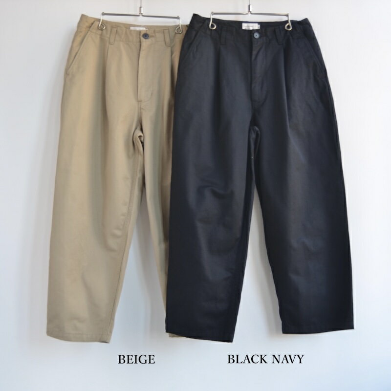 STILL BY HAND(スティルバイハンド) Selvedge Chino Tapered 1Pleated Pants PT02261