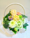 【お供え】【お悔み】【花】 (季節のバラを使って) f3002
