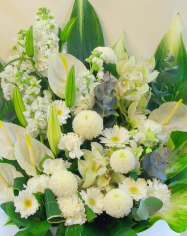 特売 仏花 お供え お悔み 花 白 グリーン F 工房直送価格 Spcop In