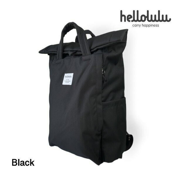 ハロルル hellolulu リュック TATE テイト リュックサック パソコンバッグ PCバッグ 20L 13インチ デイバッグ ポリエステル シンプル PC収納付 手提げ 鞄 カバン かばん 旅行 トート でも リュックでも 2WAY バック 当店在庫限り