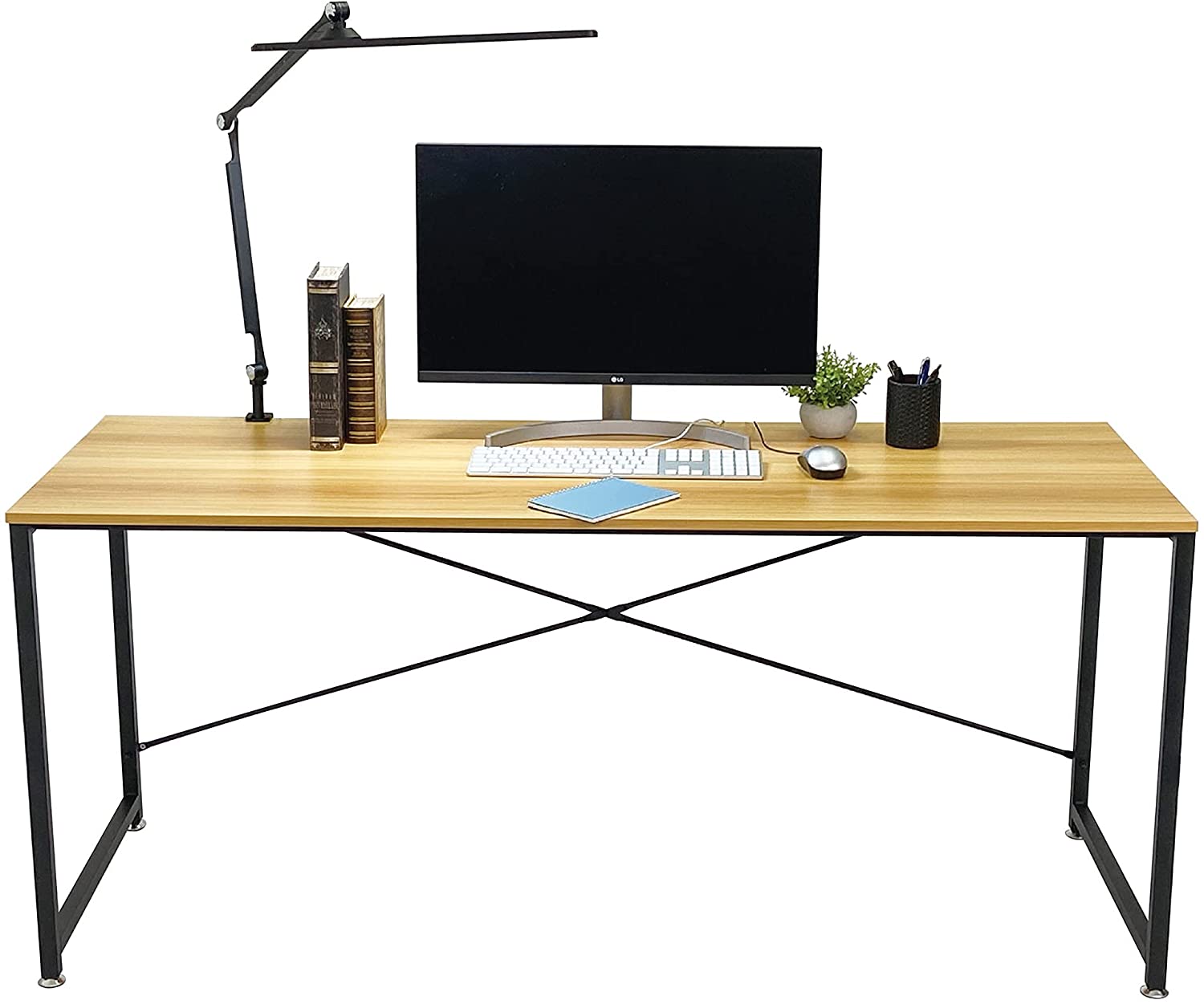 ץ ǥ ѥǥ ߥ󥰥ǥ desk ٶ Ωñ (160cm, Natural)