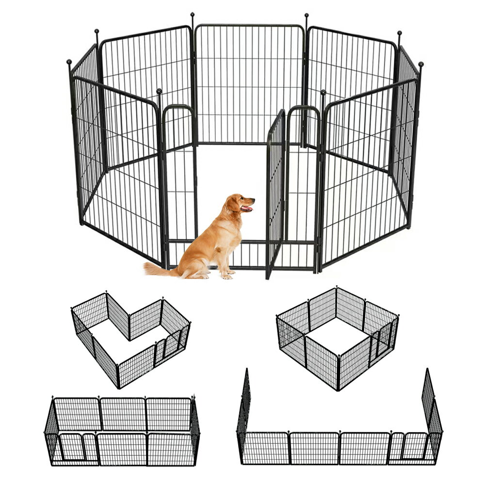 ペットフェンス 中型犬用 ペットサークル 小型犬用 ペットゲ